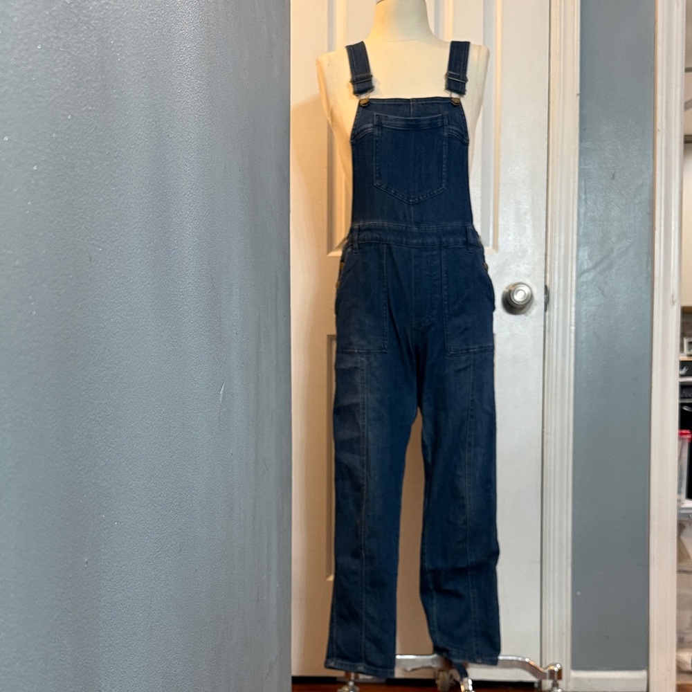 Classic Denim Jumpsuit with Adjustable Straps